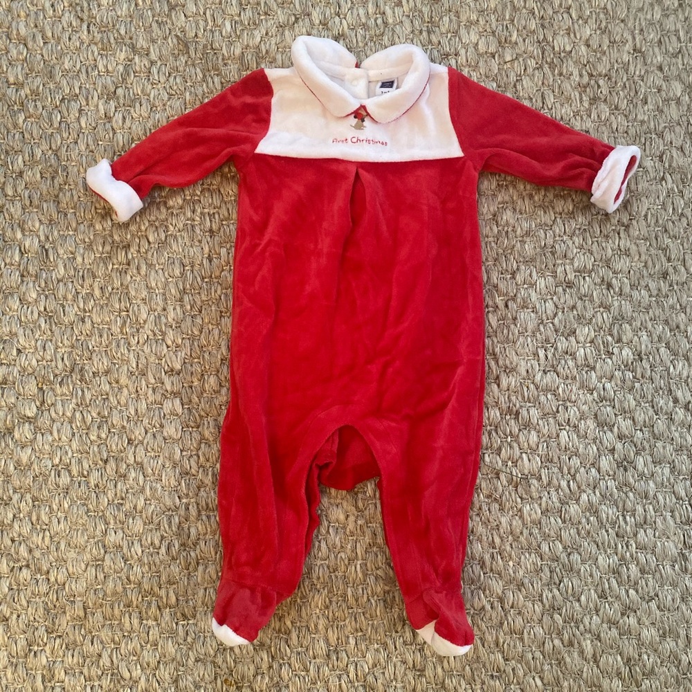First Christmas Footie Janie & Jack 3-6m